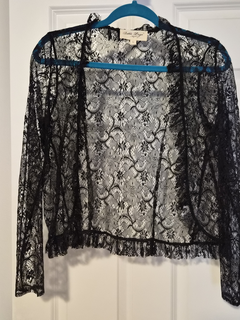 Bettie Page Cropped Lace Bolero